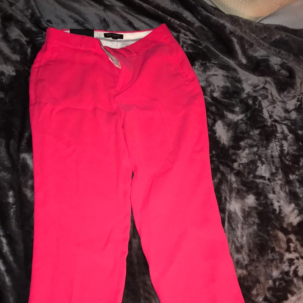 NWT banana republic pink pants